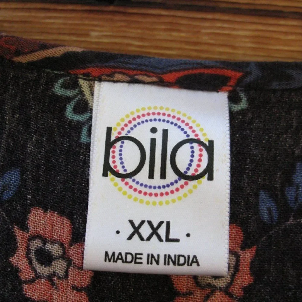 BILA Bohemian Print Maxi Dress